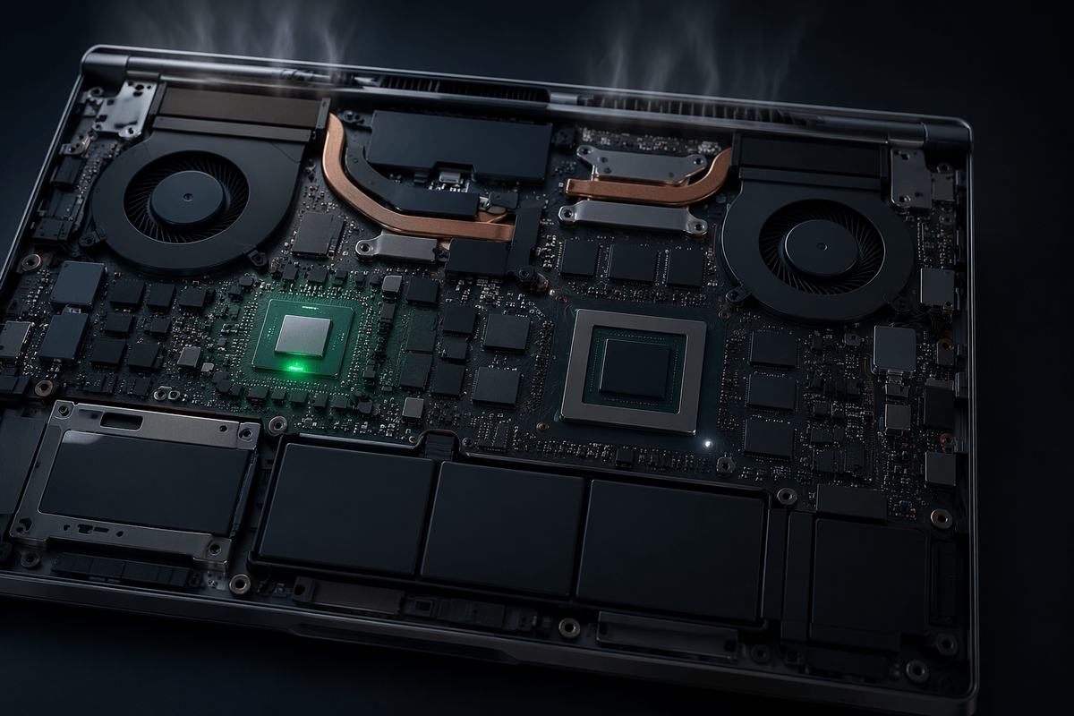 The real-world wins: battery life, heat, and noise
