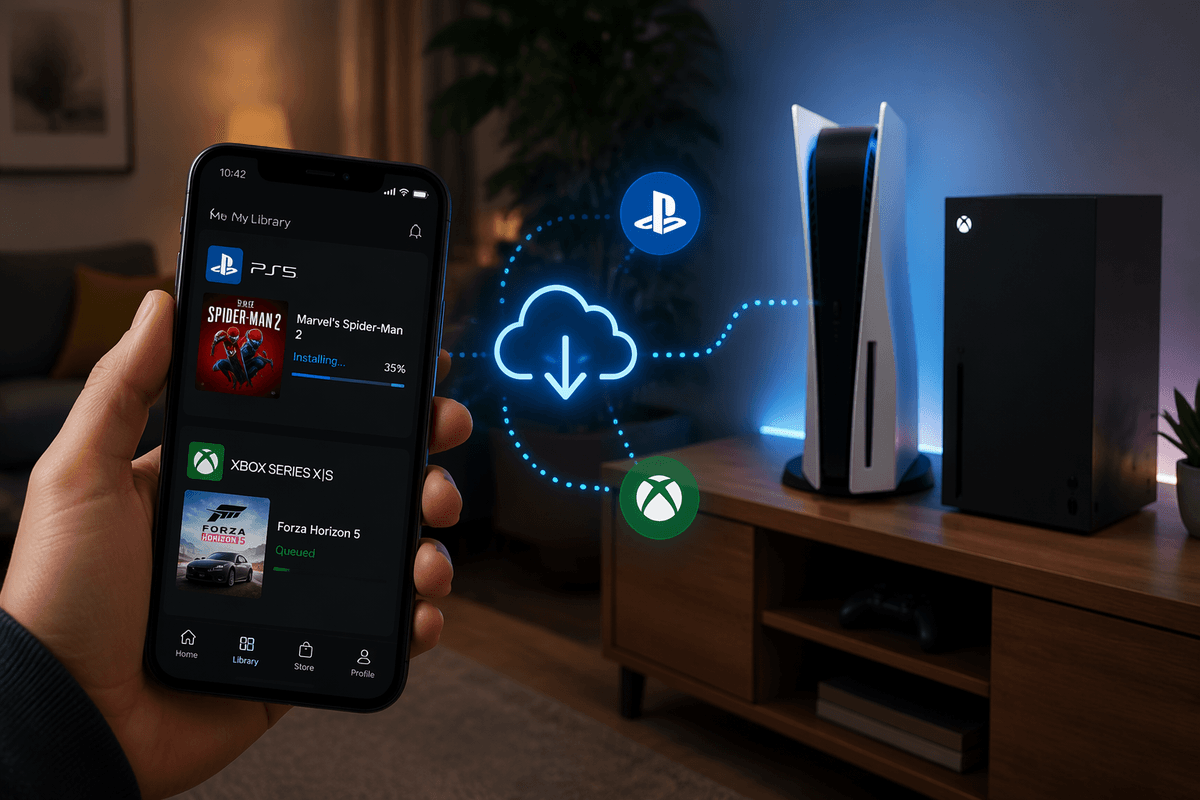 Remote Download: How to Install Games to Your PS5 and Xbox From a Phone