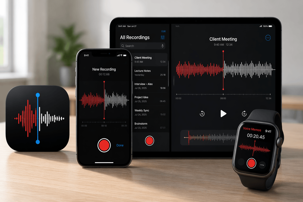 How to Create Voice Memos on iPhone, iPad, or Apple Watch