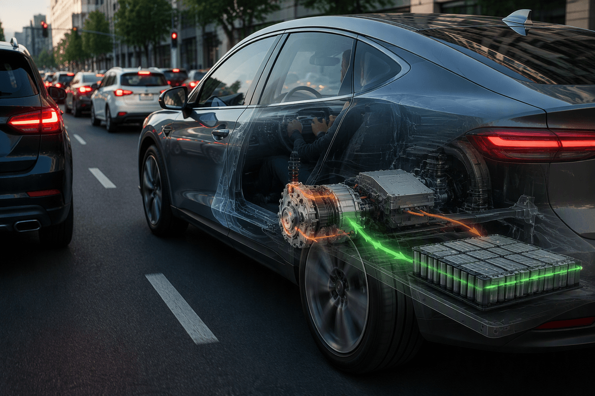 Regenerative braking and where the energy really goes