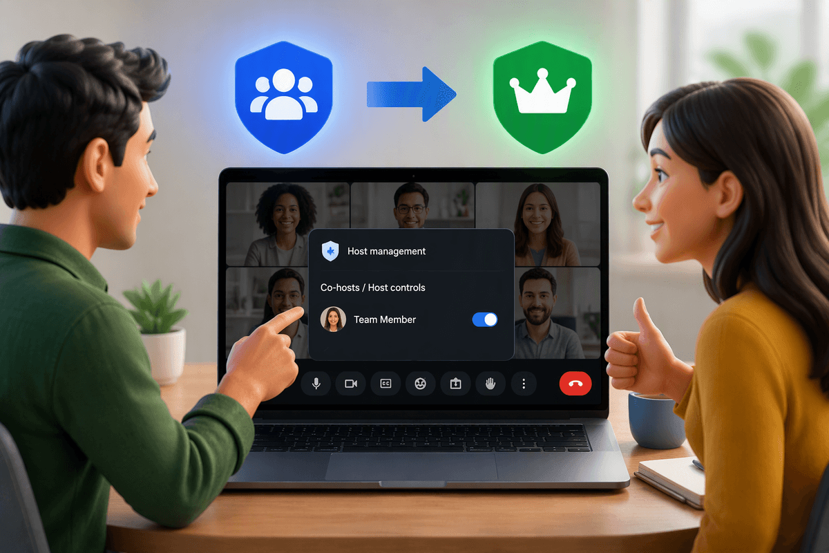 How to Change the Host in Google Meet